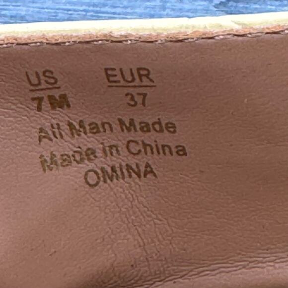 Circus NY by Sam Edelman Women’s Omina Slingback Flats Yellow Size 7M - Picture 6 of 11